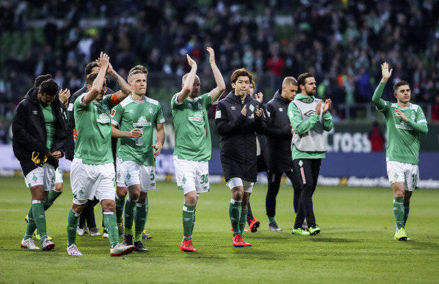  德甲老牌劲旅不莱梅濒临降级区  